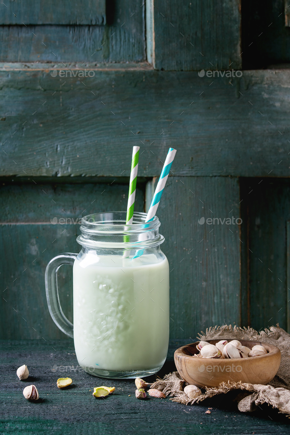 Yogurt with pistachios Stock Photo by NatashaBreen PhotoDune