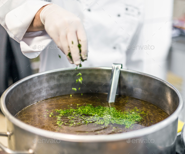 Chef at work - Stock Photo - Images