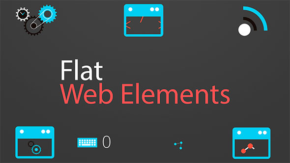 Flat Web Elements