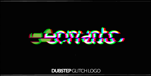 Dubstep Glitch Logo - VideoHive 17101611