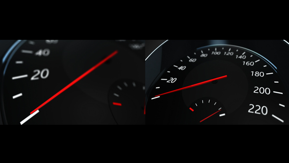 Car Speed Clock