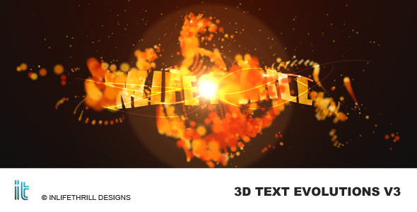 3D-TextEvolutions V3 - Fire