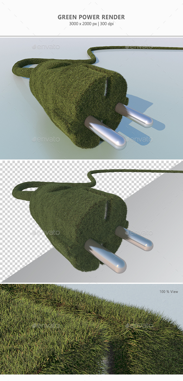 Green-Power - 3D Renders Graphics