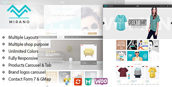 Mirano - Multipurpose Responsive WooCommerce Theme - WooCommerce eCommerce