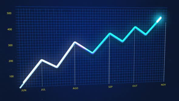 Growing Sales - Blue