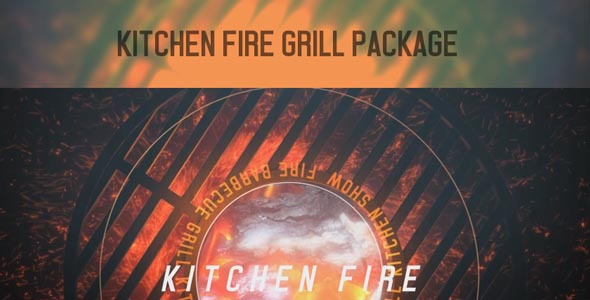 Kitchen Fire Grill - VideoHive 17119462