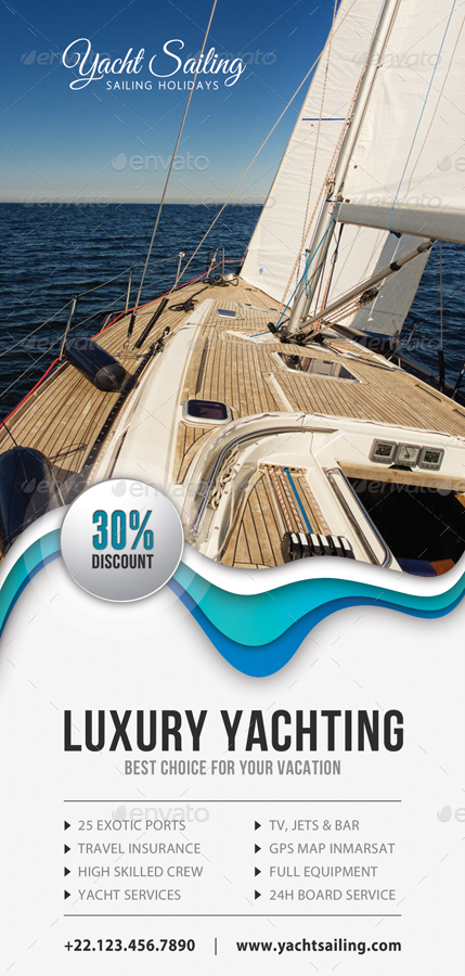 boat ride flyer templates free download