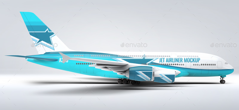 Download Jet Airliner A380 Mock Up By L5design Graphicriver