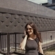 Sexy Business Woman Using Smartphone Walking Near Business Building - VideoHive Item for Sale