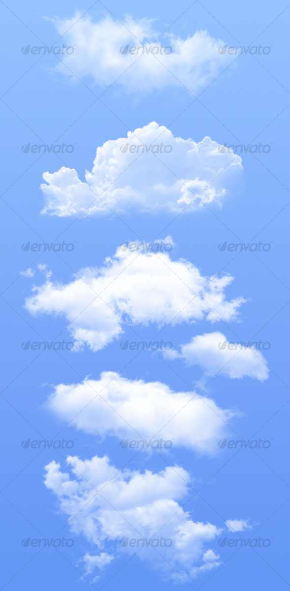 Isolated Clouds - Nature Backgrounds