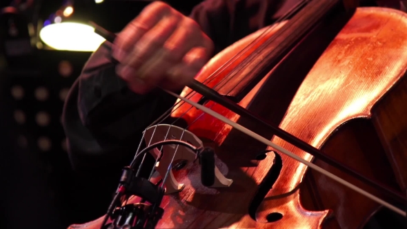 Man Playing The Cello