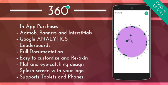 360 - HD Addictive Game Template - CodeCanyon Item for Sale