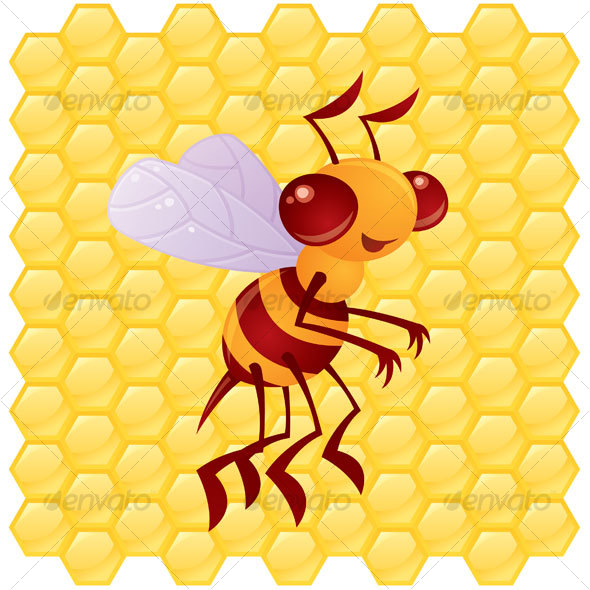 Honey Bee - Animals Characters