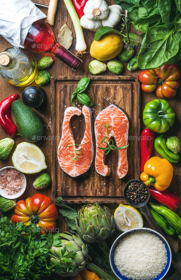 Dinner cooking ingredients - Stock Photo - Images