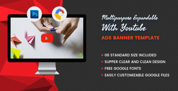 Multi Purpose Expandable With Youtube V1- Banner HTML5 GWD
