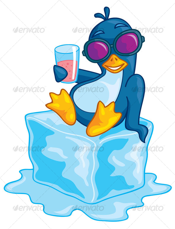 Penguin on Ice - Animals Characters