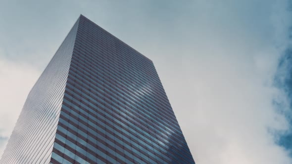 Corporate Buildings, Blue Sky and Clouds alt