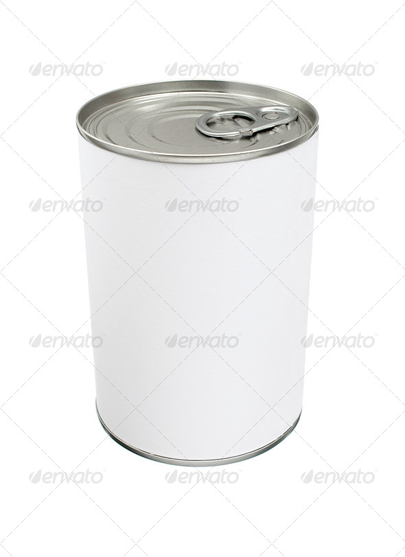 Blank Tin Can - Stock Photo - Images