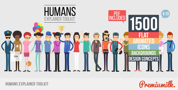 Humans Explainer Toolkit - VideoHive 17152310