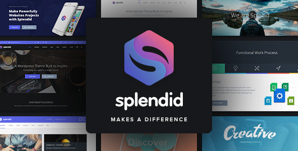 Splendid | Responsive Multi-Purpose Theme - Creative WordPress