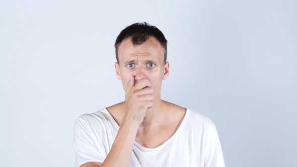 Man in Shock Because of Resuls alt