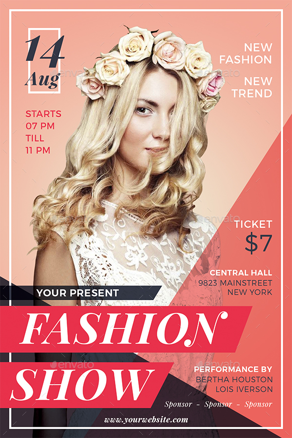 Fashion Show Flyer by bonezboyz9 | GraphicRiver