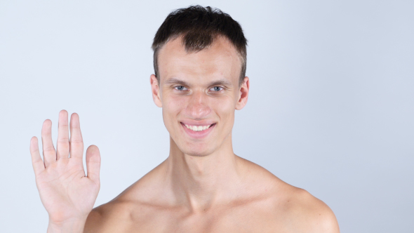 Man Waving Hand alt