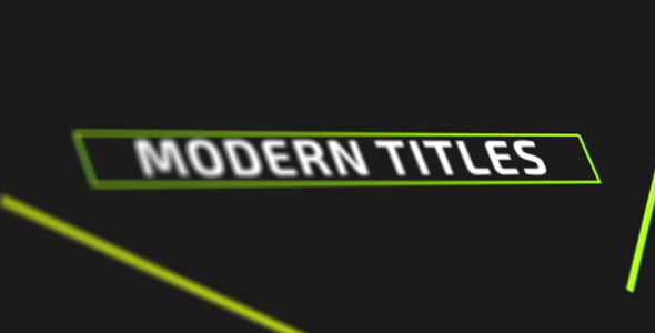 Modern Titles and - VideoHive 17162173
