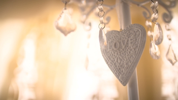 Candle On a Crystal Candlestick alt