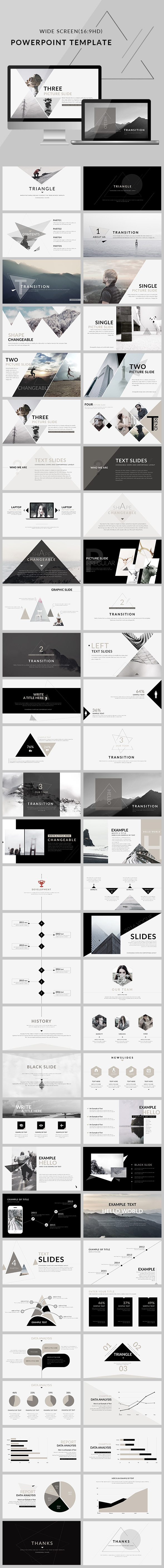 Triangle - Clean Trend PowerPoint Presentation