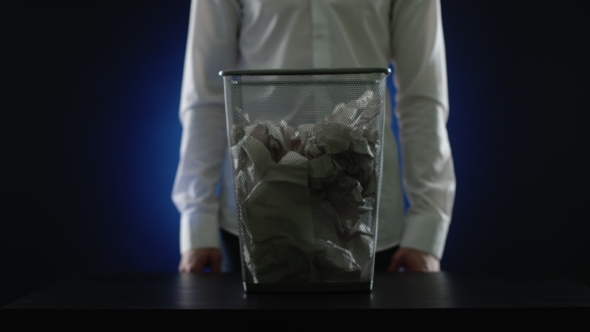 Throwing Out The Trash Bin alt