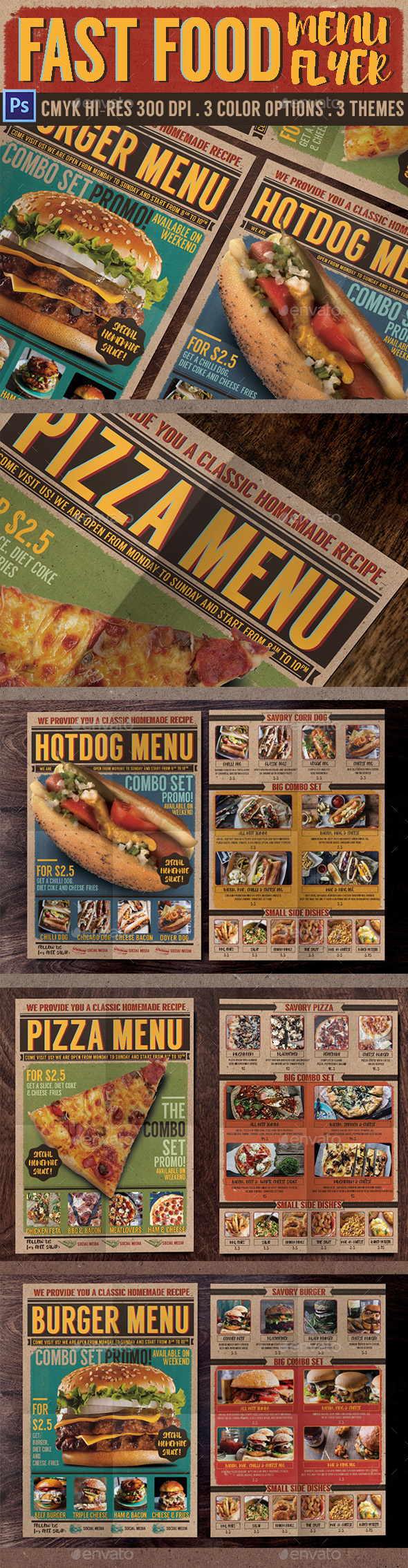 Fast Food Menu Flyer