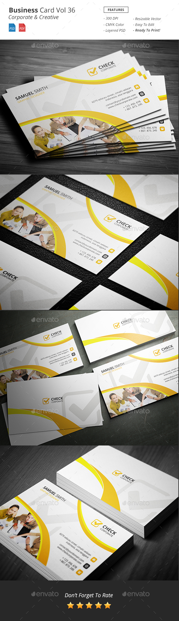 Corporate Business Card Vol 36 - Corporate Business Cards