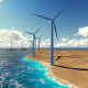 Windmill One The Ocean - VideoHive Item for Sale