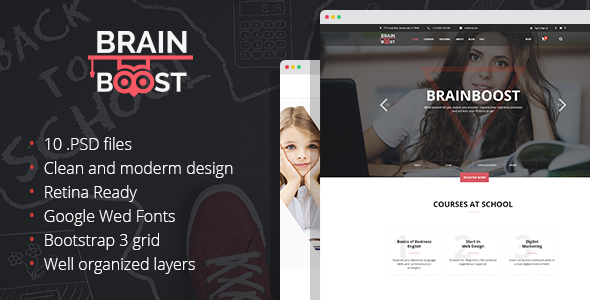 BrainBoost - Education - ThemeForest 16728203