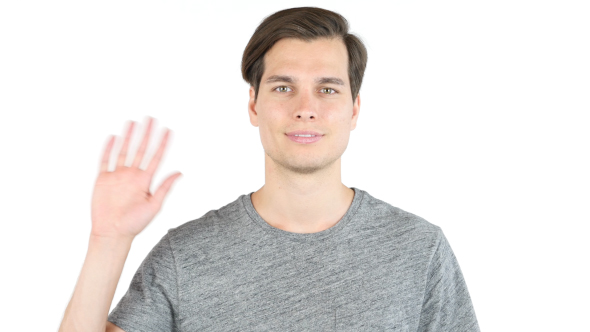 Waving Hand,  Bye, Hello, Welcoming alt