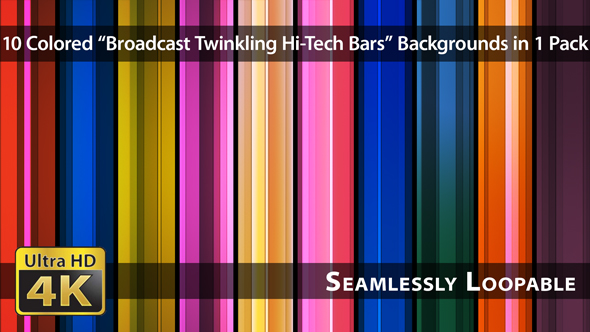 Broadcast Twinkling Hi-Tech Bars - Pack 01