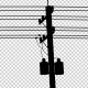 Utility Pole Silhouettes - On The Road Utility Pole Silhouettes - On The Road - VideoHive Item for Sale