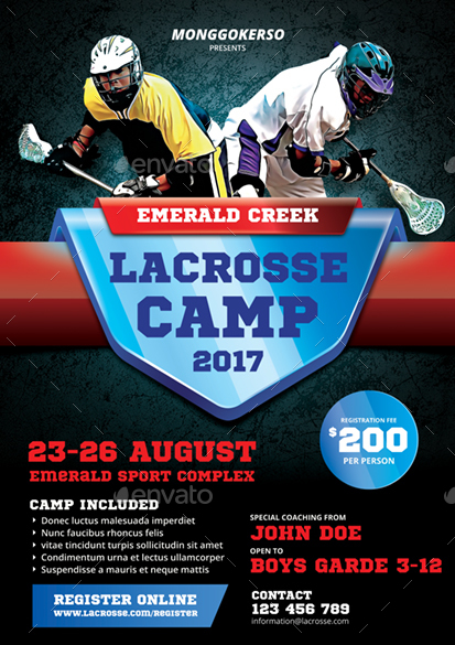 Lacrosse Flyer by monggokerso | GraphicRiver