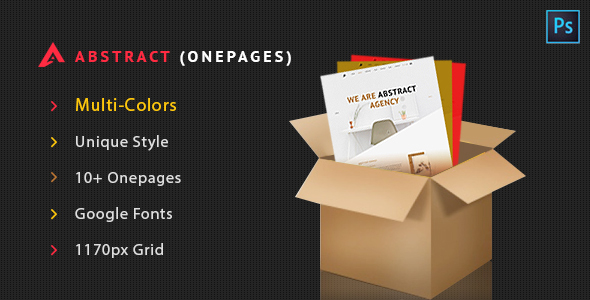 Abstract_Onepage - Corporate PSD Templates