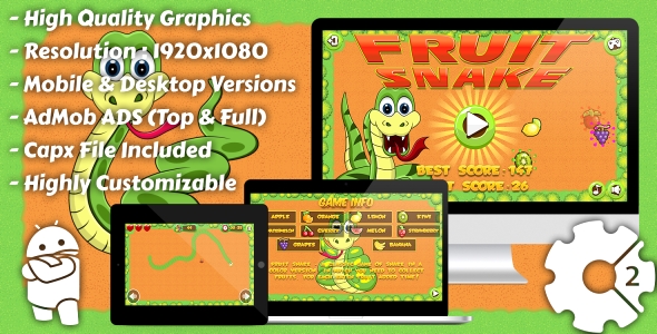 Fruit Slasher - HTML5 Game, Mobile Version+AdMob!!! (Construct 3 | Construct 2 | Capx) - 32