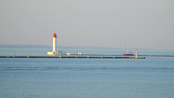 The Lighthouse in the Harbor