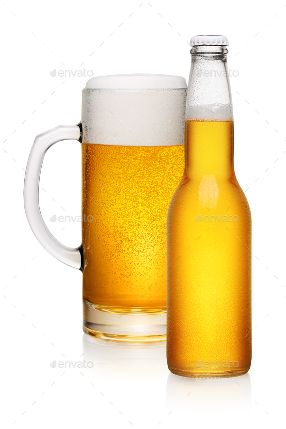 Beer in a plastic cup Stock Photo by Ha4ipuri