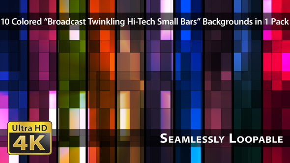 Broadcast Twinkling Hi-Tech Small Bars - Pack 01