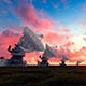 Astronomical Observatories At Sunset - VideoHive Item for Sale