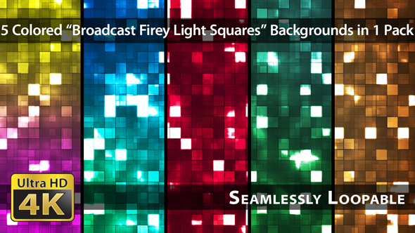 Broadcast Firey Light Squares - Pack 02