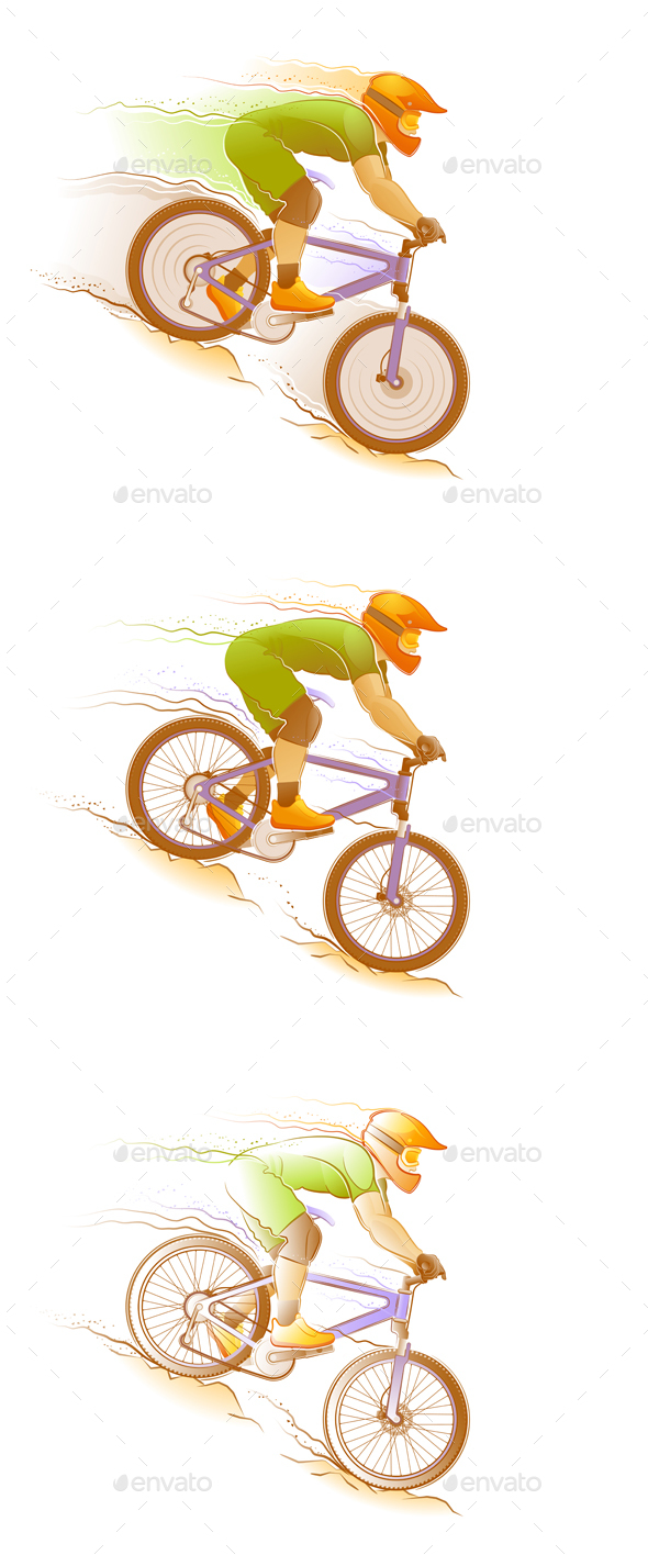 Mountain Biking - Sports/Activity Conceptual