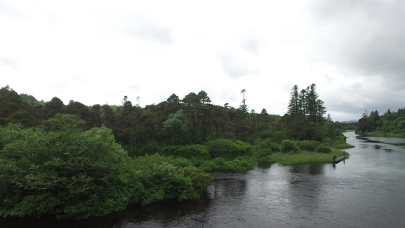 Men Fishing On River Bank In Ireland Valley 4 alt