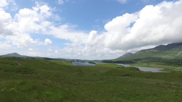 View To Lake Or River At Connemara In Ireland 30 alt