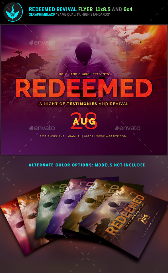 revival flyers templates